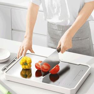 스테인리스 316 향균 스멘도마 올인원 양면 도마 논슬립듀얼 칼갈이 스몰 N370