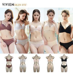 [비비안]비비안 스킨핏 노와이어 컴포트 홈쇼핑 브라팬티세트 10종 5+5