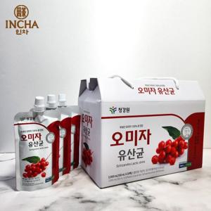 인차 오미자 유산균 오미자차 오미자음료 오미자즙 2000ml (100mlx20팩)