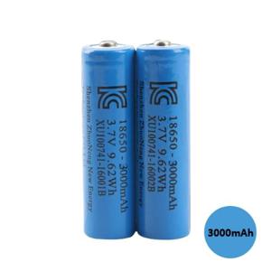 1+1 18650 리튬이온배터리 충전지 보호회로장착 과전압방지 3000mAh