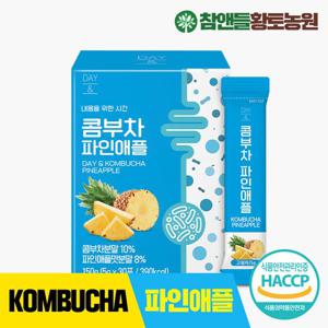 [황토농원]데이앤 콤부차 파인애플 유산균 분말스틱 30포×1박스