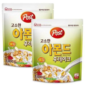 갤러리아_포스트 고소한 아몬드 후레이크 1000gX2개