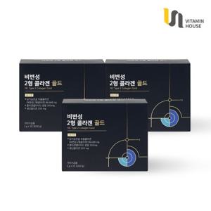 [비타민하우스] 비변성 2형 콜라겐 골드 3박스