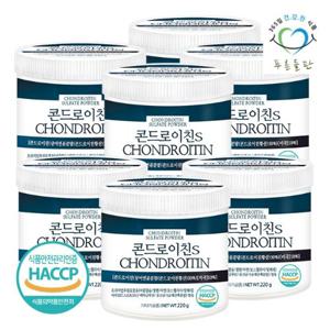 [푸른들판] 콘드로이친 S 황산 분말 가루 220gx7통 상어연골 어골칼슘 유산균 사균체 함유