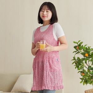 이솔홈 미스트 쉬폰 원피스 앞치마