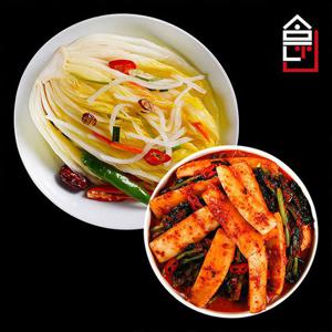 [소문난 배윤자] 일품 총각김치 3kg+ 백김치 3kg