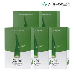 [김정문알로에] 큐어 알로에 마스크팩 시즌2 50매
