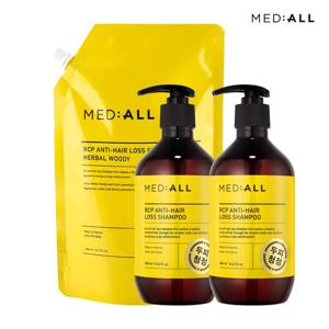 메디올 두피청정 샴푸 480ml 2개+리필1600ml 1개