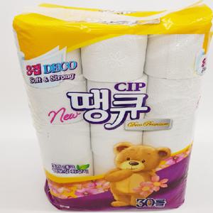 오리지널 땡큐3겹 30롤 두루마리 화장지 NO무포름알데이히드 무향 무인쇄