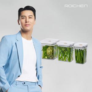[아이바큠] 라지 3종(1100ml, 1800ml, 2800ml) 진공용기 세트
