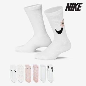 나이키 아동 양말 /E9- DH6296-903 / 키즈 에브리데이 플러스 쿠션 크루 양말 (6켤레)