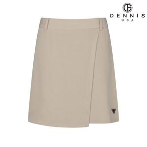 [데니스골프][DENNIS] 25SS 여성)무브플로우 백플리츠 레터링 스커트_NAQMLSK381