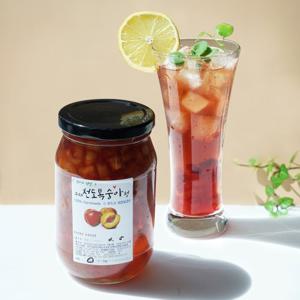 [미감미소]첨가물 없는 수제과일청 천도복숭아청 500g