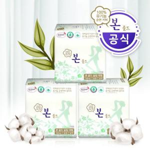 유기농본 골드 국산 프리미엄 생리대 대형14Px3팩