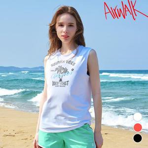 [에어워크]에어워크서프 여성래쉬가드 민소매 티셔츠 YAWe5256
