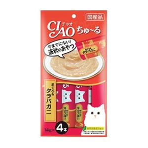 이나바 SC-108 챠오츄르 참치&킹크랩 4P