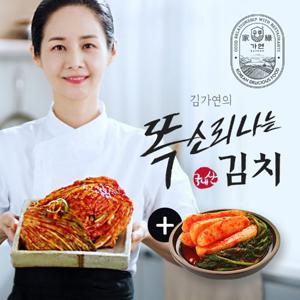 [김가연공식] 국내산100% 똑소리나는 포기김치8kg+총각김치2kg