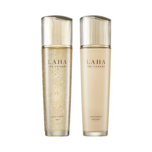 이자녹스 라하 더 럭셔리 골드 엑스퍼트 스킨 150ml + 에멀전 150ml
