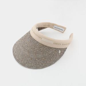 헬렌카민스키 25SS 아이코닉 라피아 비앙카 여성 썬캡 HAT50265 ECLIPSE MELANGE NATURAL LOGO