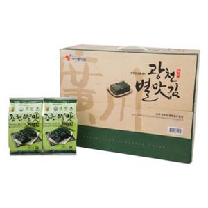 별식품 광천별맛김 파래식탁김 24봉