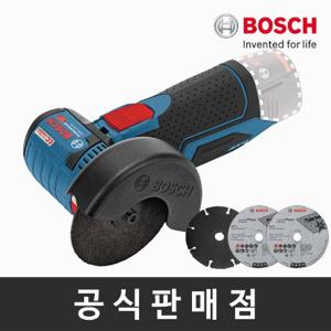 보쉬 정품 GWS 10.8-76 V-EC 충전 앵글그라인더 10.8V 본체만 베어툴 3인치 전동그라인더 보쉬공구