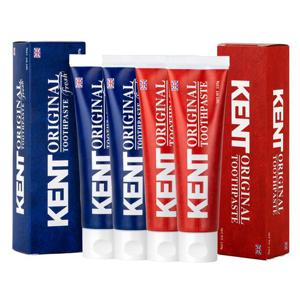 켄트 오리지널 치약120g 4개(RED2+BLUE2) 피톤치드향과 페퍼민트향 2종 중 택1