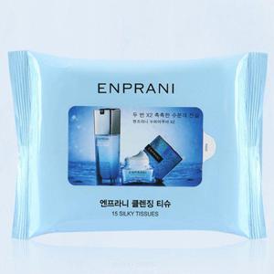 클렌징워터 함유 메이크업 클렌징티슈 15매 10개 (W9FF063)