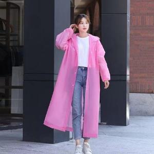 [라일리] Rly [이거찜] EVA 코트형 우비 휴대용우의 레인코트