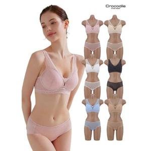 [크로커다일 이너웨어]올어버 에어리핏 초경량 감탄브라 12종세트