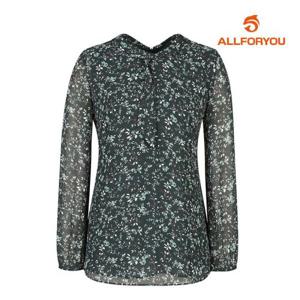 [올포유][올포유] 여성 넥포인트 플라워 쉬폰 블라우스 ALBLL3151-804_G