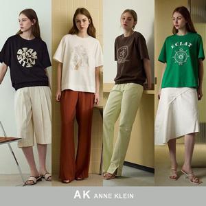 [오아로]25SS AK앤클라인 아트웍 티블라우스 4종