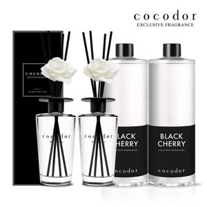 코코도르 블랙에디션 디퓨저 500ml X 2개 + 리필액 500ml X 2개