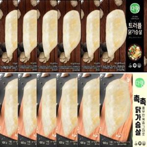 [다향] 닭가슴살 2종 촉촉6p + 트러플6p