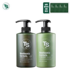 TS어성초샴푸 500g*1개+TS어성초트리트먼트 500ml*1개+TS저스트샴푸 6g*4개