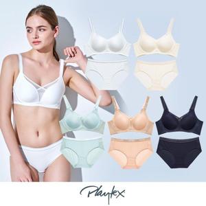 플레이텍스 노와이어 크로스유어하트 브라팬티 10종 PXI040_01