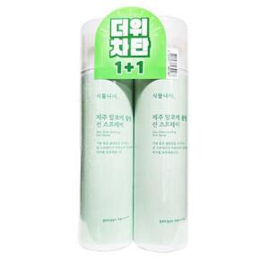 식물나라 제주알로에 쿨링 선 스프레이 100ml+100ml (1+1) 선크림 (AD)