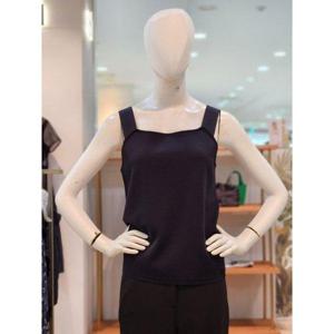갤러리아_[SI][25S/S]  블랙 스퀘어 니트 슬리브리스 (SKUCE2952)