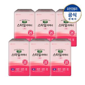 디펜드 여성 스타일라이너 무향 롱28Px6팩