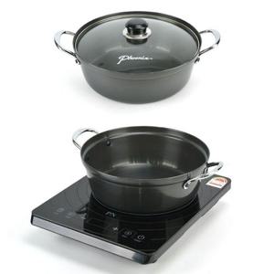 매운탕냄비 칼국수 전골 찌개 인덕션 냄비 28cm 3호 뚜껑포함 인덕션전골냄비 HWCF30D4