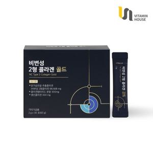 [비타민하우스] 비변성 2형 콜라겐 골드 1박스 (30포) / 석류맛