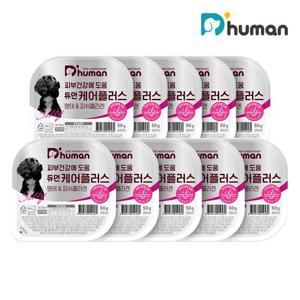 [듀먼] 케어플러스 피부 건강 명태&피쉬콜라겐 50g 10팩 / 강아지 화식 사료