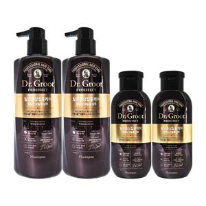 [닥터그루트][홈쇼핑 최신상] 닥터그루트 탈모 집중 케어 샴푸 500ml 2개+190ml 2개