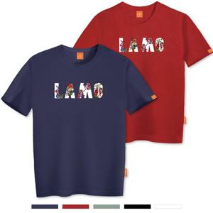 엘라모 플라워가든 반팔 티셔츠 남녀공용 빅사이즈 S~4XL