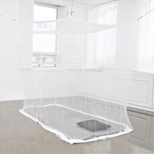 국내제조 사각모기장 화이트 초소 1인용