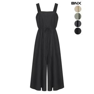 [BNX]여성 바스락 셔링 와이드 점프수트