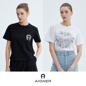(정상가 : 159,000원)[아이그너] 여성 허니서클 티셔츠 2종세트