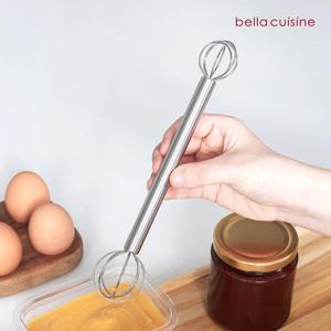 벨라쿠진 22cm 스텐 304 메저링 휘핑 스틱 된장 머들러 계량 거품기