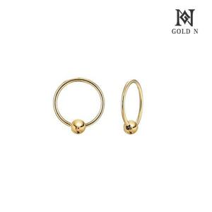 골드앤 14K 슬림볼링 10mm 귀걸이 YG