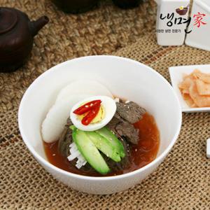 [냉면家]시원한 메밀 물냉면 10인분 (사리2kg＋열무육수340g*10봉)