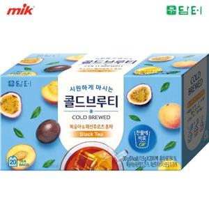 담터 콜드브루티 복숭아 패션후르츠 20T